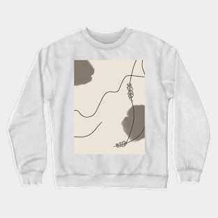 Minimal Line Art 002 Crewneck Sweatshirt